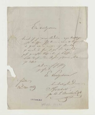 Brief von Auerbach & Comp. an Joseph Heller