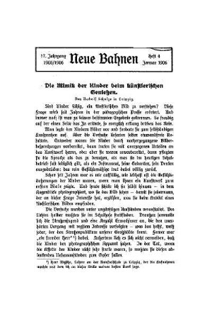 Die Mimik der Kinder beim künstlerischen Genießen