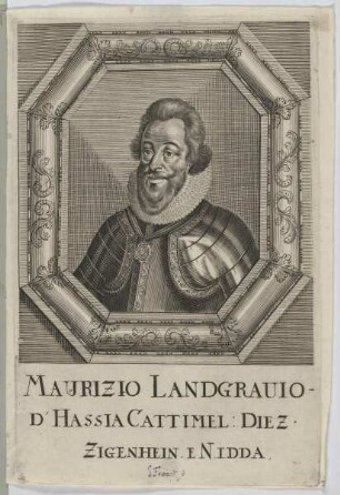 Bildnis des Maurizio, Landgrauio d'Hassia Cattimel