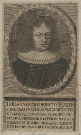 Bildnis des Joannes Fridericus Mayer