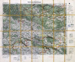 Reichskarte: Einheitsblatt 86 (1cm-Karte) Nordhausen-Sondershausen