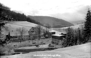 Hammerschänke und Herrenhaus : re.: Trockenschuppen der Pappenfabrik Gebr. Beyer