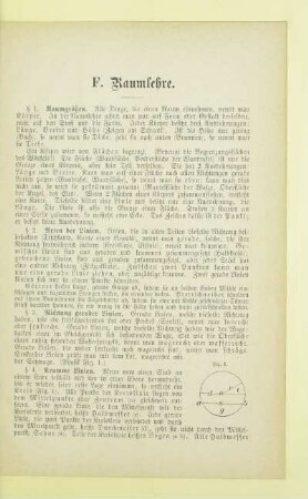 F. Raumlehre