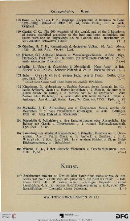 Kunst (Nr. 169-182)