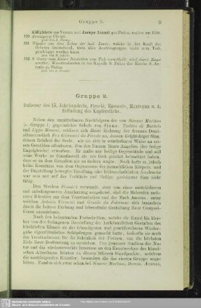 Gruppe 3. Italiener des 15. Jahrhunderts