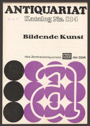 Nr. 114: Bildende Kunst