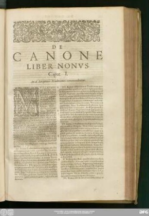 Caput I. An à Scripturis Traditiones commendentur.