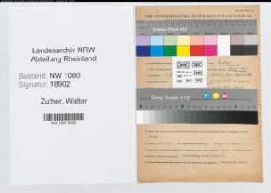 Entnazifizierung Walter Zuther, geb. 06.07.1911 (Zahntechniker)