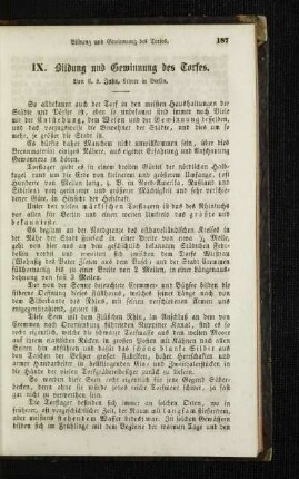 Bildung und Gewinnung des Torfes