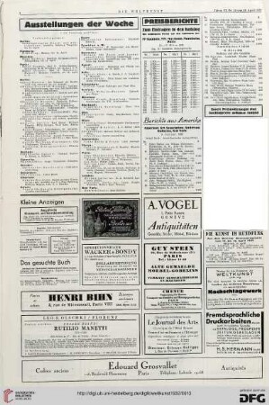 Nr. 15 (10. Apr. 1932), S. 4: Preisberichte