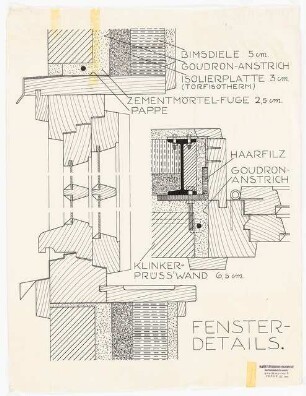 Wohnhäuser Prinzenallee/Gotenburger Straße, Berlin-Wedding: Fensterdetails 1:1