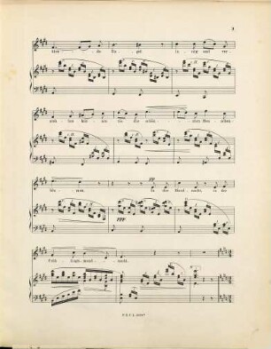 5 Lieder : für 1 Singstimme mit Pianoforte ; op. 3, 5. In der Mondnacht : von Paul Heyse