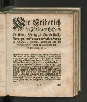 [Wiederholte und extendirte Verordnung, betreffend Die Abstellung der Mißbräuche bey den Handwerks-Zünften.]
