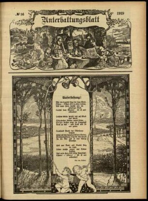 Ausgabe vom Sonntag, den 20. April 1919.
