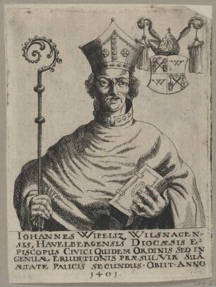 Bildnis des Iohannes Wipeliz Havelbergensis Episcopus