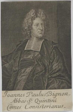 Bildnis des Joannes Paulus Bignon