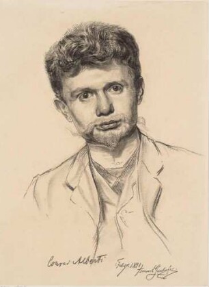 Bildnis Alberti, Conrad (1862-1918), Schriftsteller, Kritiker