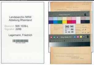 Entnazifizierung Friedrich Lagemann , geb. 13.12.1894 (Lehre4r)