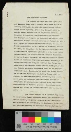 Aus russischen Zeitungen