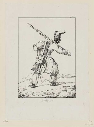 Voltigeur, Blatt 17 der Folge "Französische Militärkostüme"