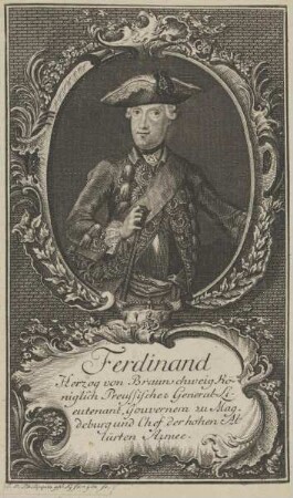Bildnis des Ferdinand, Herzog von Braunschweig-Lüneburg
