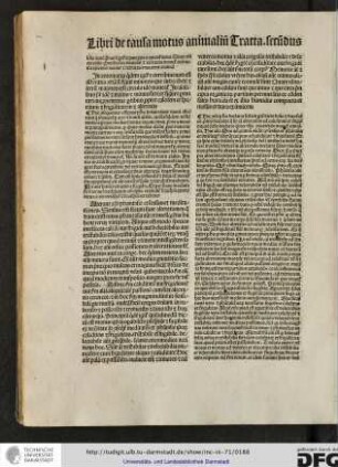 Hic consequenter assignat philosophus differentiam inter motum istorum que moventur per artem et motum animalis...