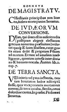 De Terra Sancta