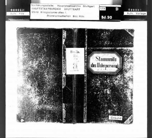 Kriegsstammrolle der Unteroffiziere und Mannschaften