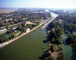 Schleuse Brandenburg : Blickrichtung Osten