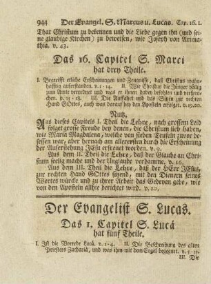 Der Evangelist S. Lucas