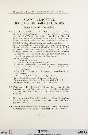 Städteansichten, historische Darstellungen (Nr. 537 - 590)