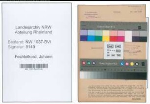 Entnazifizierung Johann Fechtelkord , geb. 05.11.1891 (Kaufm.Angestellter)