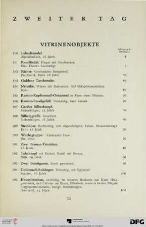 Zweiter Tag (Nr. 180-358)