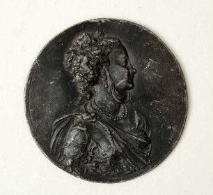 Plakette: Weibliches Bildnis