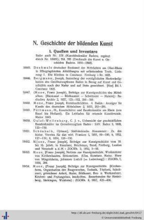1. Quellen und Inventare.