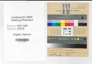 Entnazifizierung Heinrich Engels , geb. 13.08.1897 (Kaufmann)