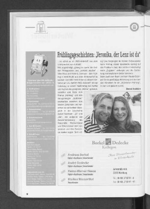Frühlingsgeschichten: "Veronika, der Lenz ist da"
