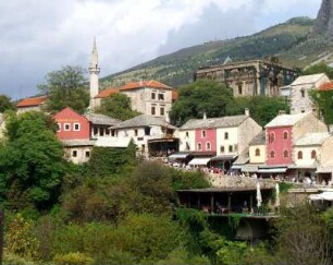 Mostar: Stadtansicht