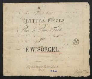 Trente-huit petites pieces pour le Piano-Forte