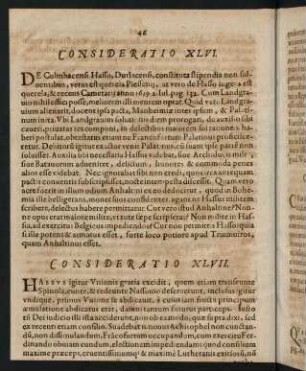 46-60, Consideratio XLVI-LXXI