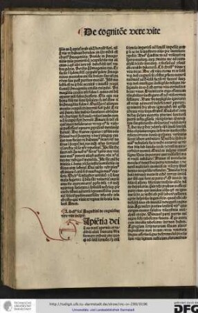 Libellus sancti Augustini de cognitione vere vite incipit.