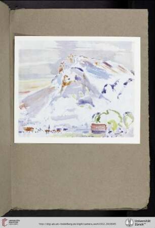 [John Marin, I. In the Tirol—No. 13, color halftone reproduction from watercolor made by F. Bruckmann Verlag, Munich]