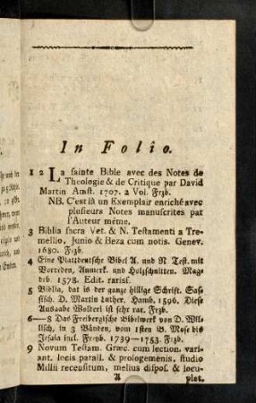 1-11, In Folio.
