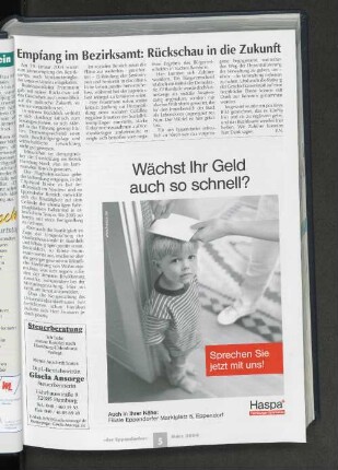 Empfang im Bezirksamt: Rückschau in die Zukunft