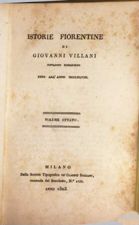 Istorie Fiorentine, 8