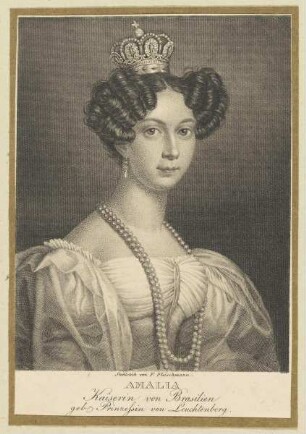 Bildnis der Amalia Kaiserin von Brasilien