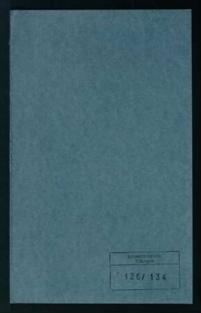 Eduard Elwert (1805 - 1865). Personalakte des Lehrkörpers : Akte betreffend Eduard Elwert, ordentlicher Professor für Dogmatik und alttestamentliche Theologie