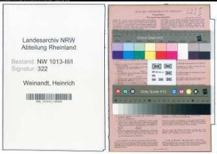 Entnazifizierung Heinrich Weinandt , geb. 21.12.1898 (Schmelzmeister)