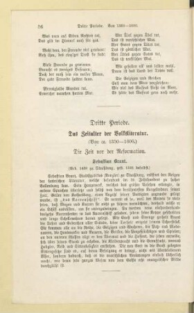 Dritte Periode. Das Zeitalter der Volksliteratur