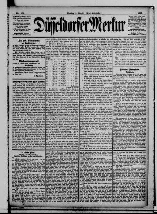 Düsseldorfer Merkur. 1880-1882
